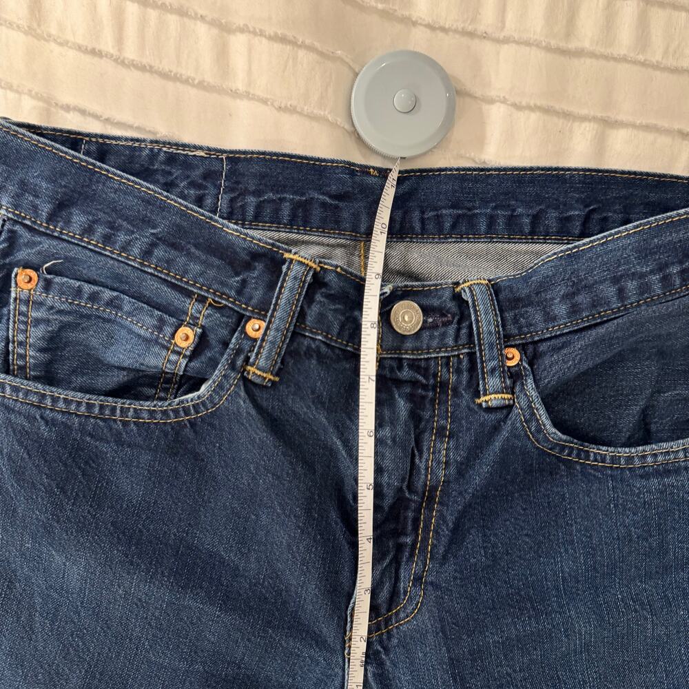 Levi's 511 Slim Fit Jeans W31 L30 Dark Rinse Mid Rise Straight Leg Americana - Picture 14 of 14